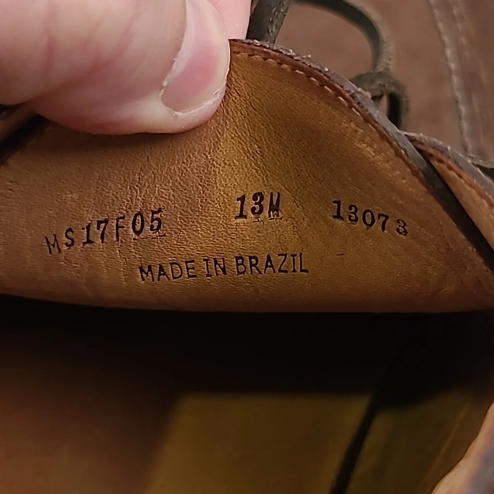 PETER MILLAR Recent‎ Brown Suede Leather Sz 13 M Chukka Boots Shoes